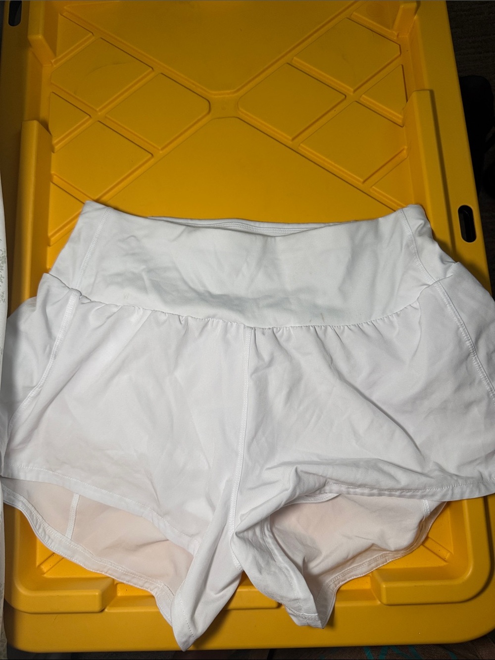 White Athletic Skort Shorts